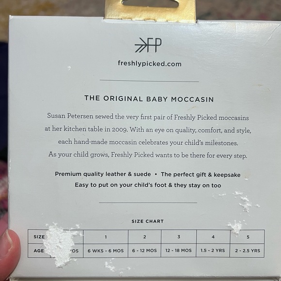 Freshly Picked Baby Moccasins - Rainbow Dots - Picture 6 of 9